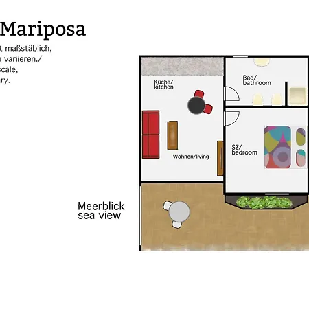 Appartement Mit Terrasse, Pool Und Garten Guía de Isora